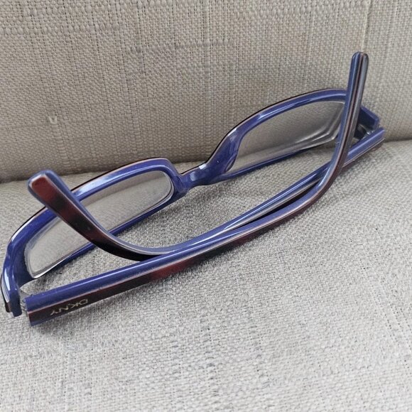 DKNY Women Glasses Frame Eyewear Blue/Brown Tone 51[]16 135 Eyeglass Frame only - Picture 4 of 11